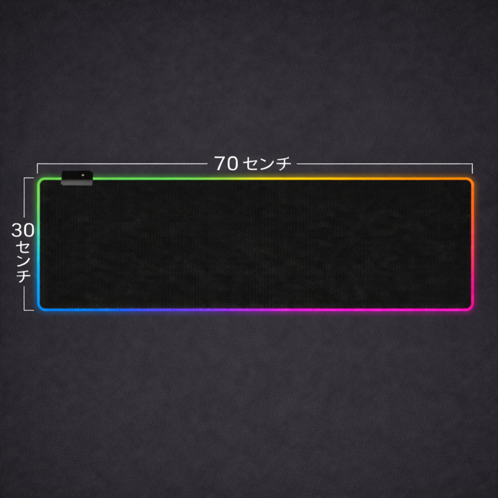 日本で大人気！Tokonoma™ RGBゲーミングマウスパッド✨ 防水仕様 🌈🎮