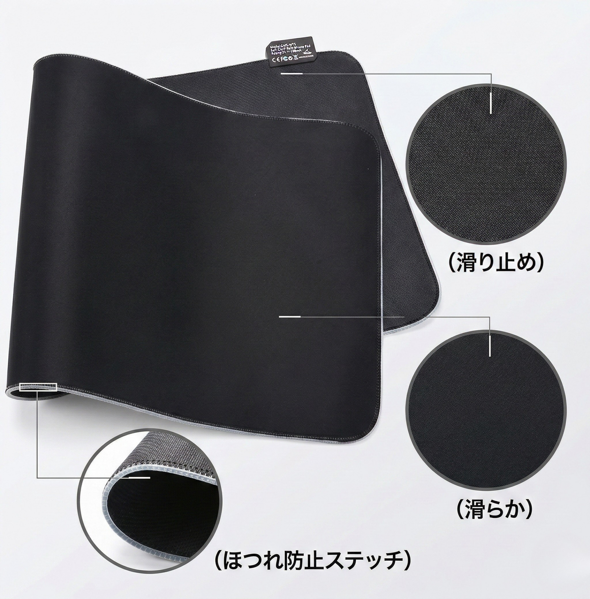 日本で大人気！Tokonoma™ RGBゲーミングマウスパッド✨ 防水仕様 🌈🎮