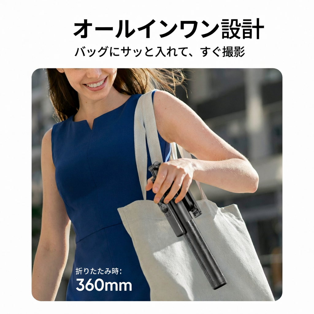 日本でバズり中！AIフェイストラッキング三脚🤳 360°自動追跡📱